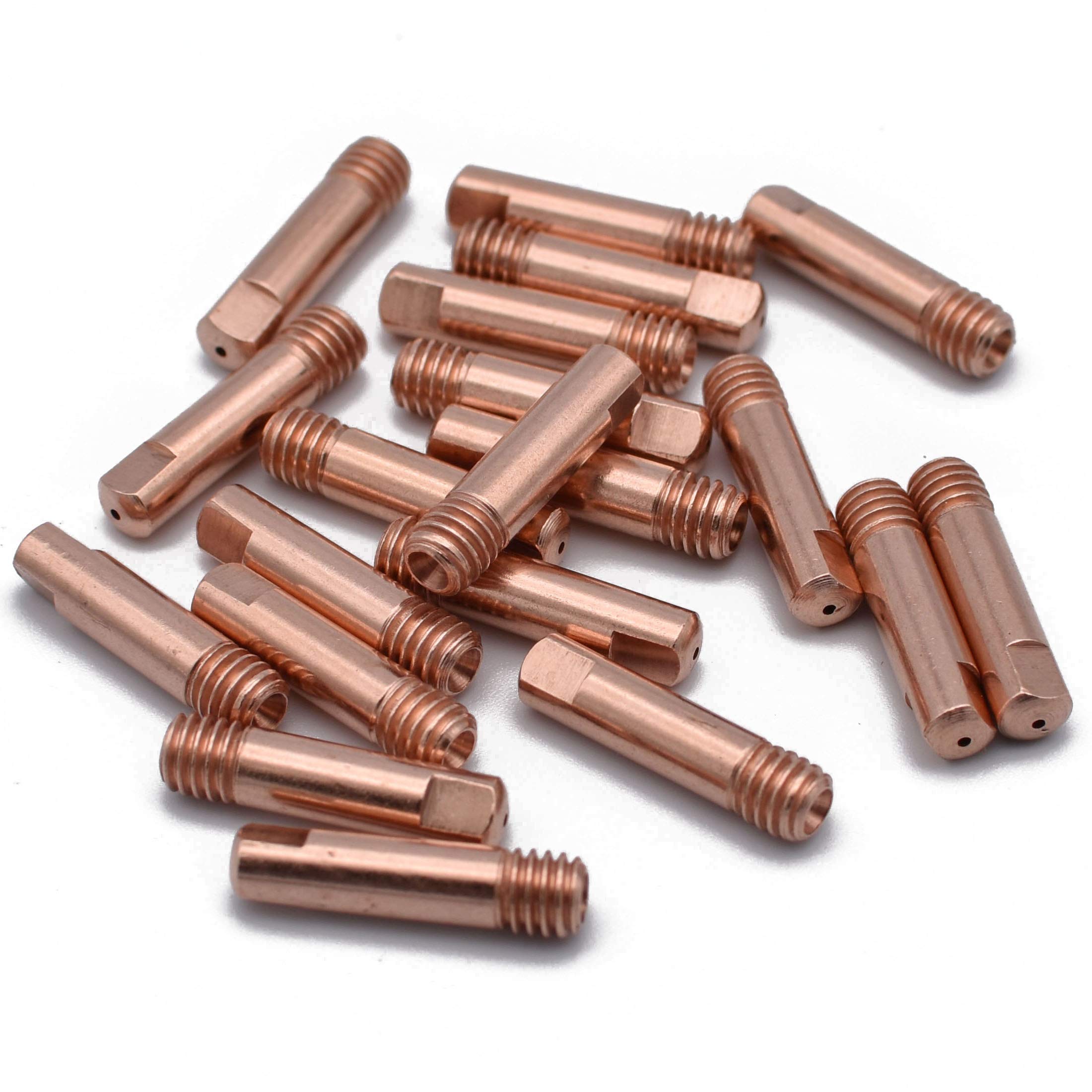 Copper Contact Tip M6 0.9mm